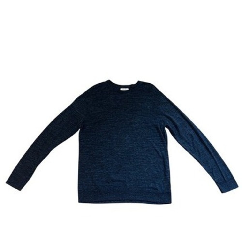 Old Navy Men's Navy Blue Crewneck Sweater size large cotton everyday use capsule